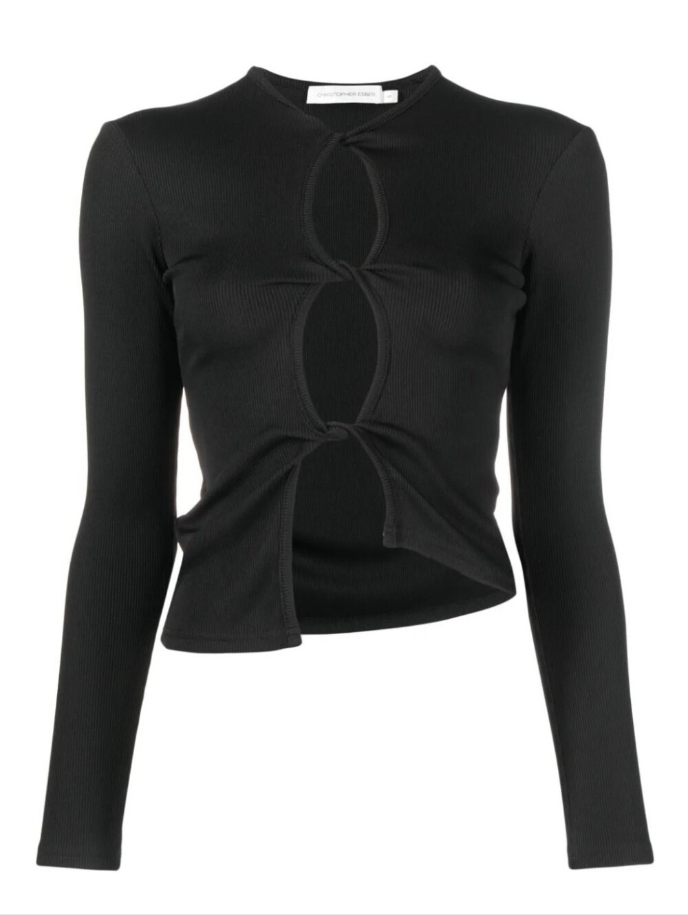 Christopher Esber twisted-effect cut-out top AU12/US8